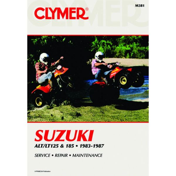 ALT-LT 125 - 185 83-87 Revue technique Clymer SUZUKI Anglais