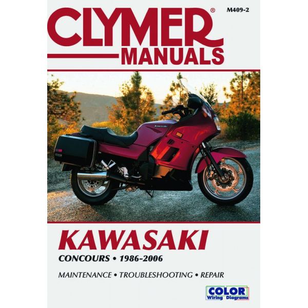 ZG1000 Concours 86-06 Revue technique Clymer KAWASAKI Anglais