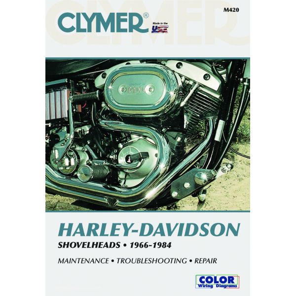 SHOVELHEADS 66-84 Revue technique Clymer HARLEY Anglais