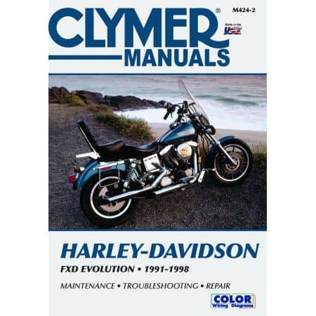 FXD Dyna Wide Glide Convertible 91-98 Revue technique Clymer HARLEY Anglais