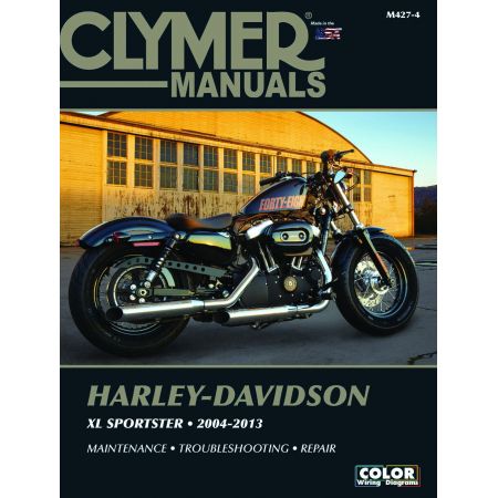 SPORTSTER XL1200C CUSTOM 04-05 Revue technique Clymer HARLEY Anglais
