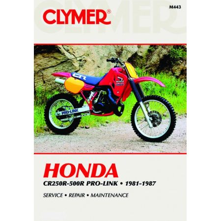 CR250-500R Pro-Link 81-87 Revue technique Clymer HONDA Anglais
