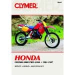 CR250-500R Pro-Link 81-87 Revue technique Clymer HONDA Anglais