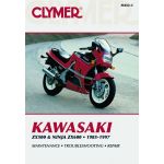 ZX500 & 600 Ninja 85-97 Revue technique Clymer KAWASAKI Anglais