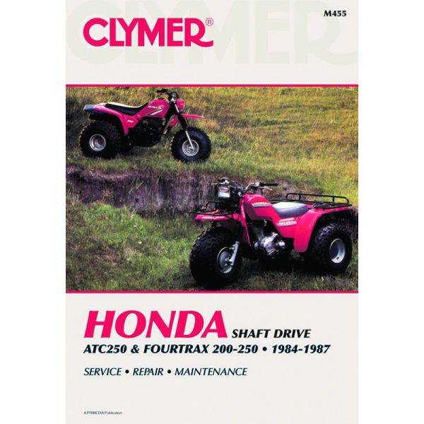 ATC250 4Trax 200-250 84-87 Revue technique Clymer HONDA Anglais