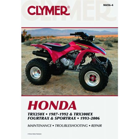 TRX250X 87-92 & TRX300EX Fourtrax Sportrax 93-06 Revue technique Clymer HONDA Anglais