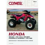 TRX250X 87-92 & TRX300EX Fourtrax Sportrax 93-06 Revue technique Clymer HONDA Anglais