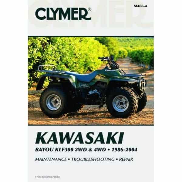 Bayou KLF300 2WD & 4WD 89-04 Revue technique Clymer KAWASAKI Anglais