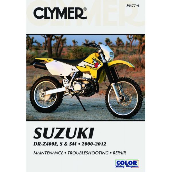 DR-Z400 E, S,SM 00-12 Revue technique Clymer SUZUKI Anglais