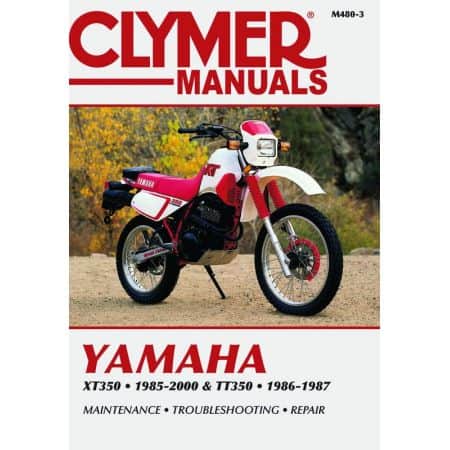 XT350 - TT350 85-00 Revue technique Clymer YAMAHA Anglais