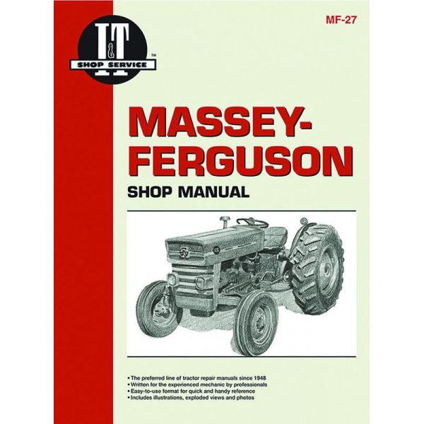 Mdls MF135 MF150 & MF165 Revue technique Clymer MF Anglais