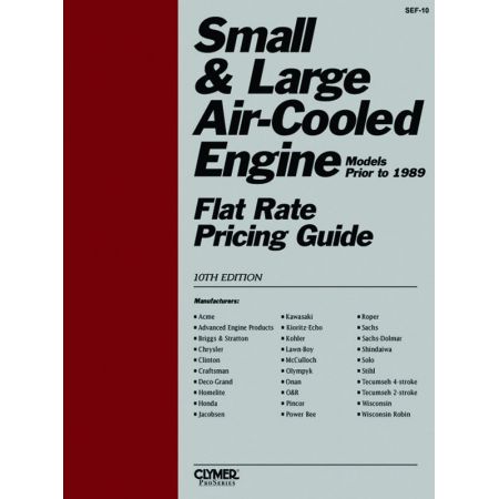 Small & Large Engine Flat Rate -89 Revue technique Haynes Clymer Anglais