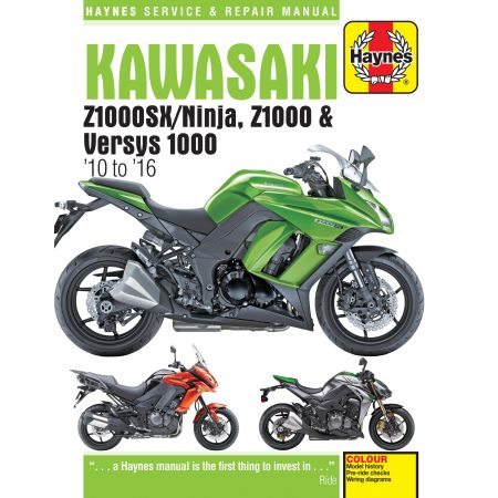 Z1000SX 10-16 Revue technique Haynes KAWASAKI Anglais