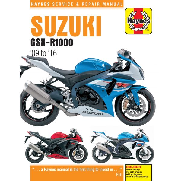 GSX-R 1000 09-16 Revue technique Haynes SUZUKI Anglais