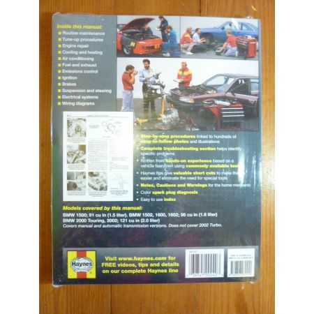 1602 & 2002 59-77  Revue technique Haynes BMW Anglais