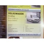 Crafter TDI 05/11-  Revue Technique VW Espagnol