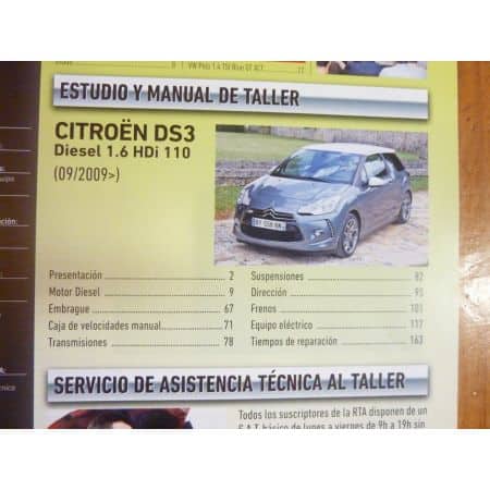 DS3 09/2009-  Revue Technique CITROEN Espagnol