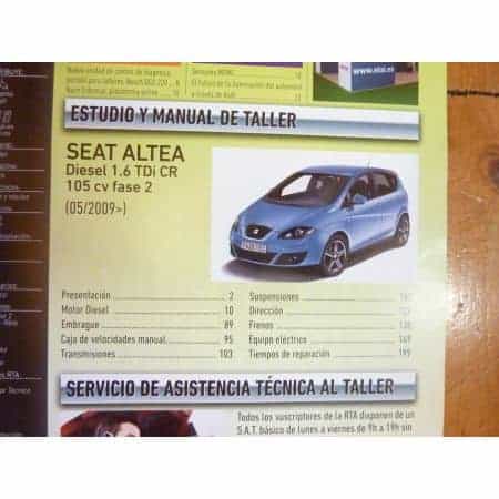 Altea II 05/2009-  Revue Technique SEAT Espagnol