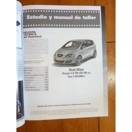Altea II 05/2009-  Revue Technique SEAT Espagnol
