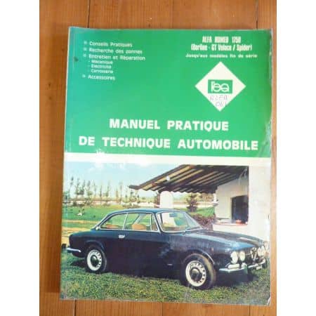 1750 GT Veloce Revue Technique ALFA