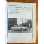 1750 GT Veloce Revue Technique ALFA