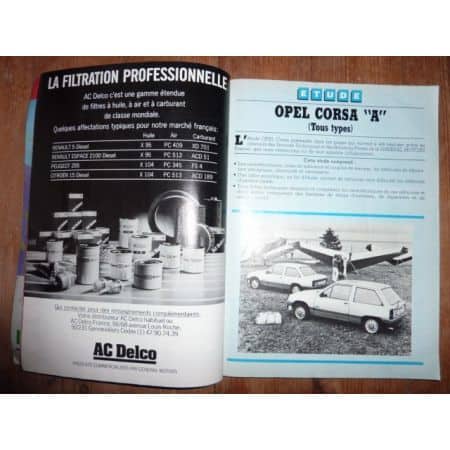 CORSA A REST Revue Technique Opel