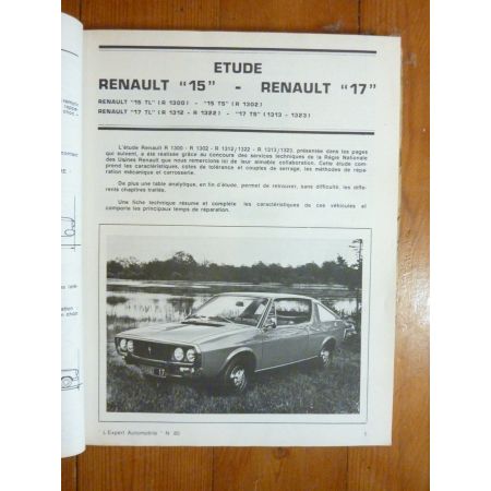 R15-R17 TL-TS Revue Technique RENAULT