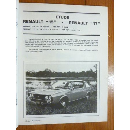 R15-R17 TL-TS Revue Technique RENAULT