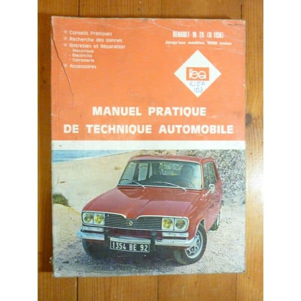 R16 TX -80 Revue Technique RENAULT