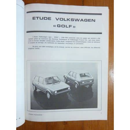 Golg -81 Revue Technique VW