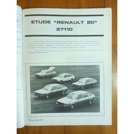 R20 Revue Technique RENAULT
