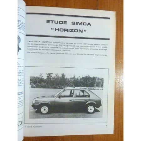 Horizon -84 Revue Technique SIMCA