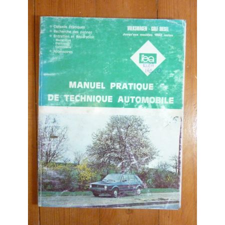 Golf D -82 Revue Technique VW