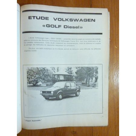 Golf D -82 Revue Technique VW