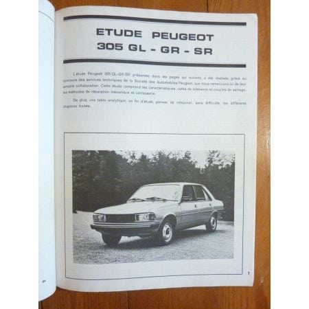 305 -80 Revue Technique Peugeot