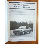 305 -80 Revue Technique Peugeot