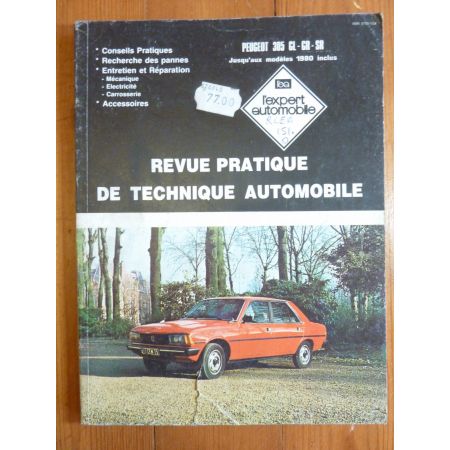 305 -80 Revue Technique Peugeot