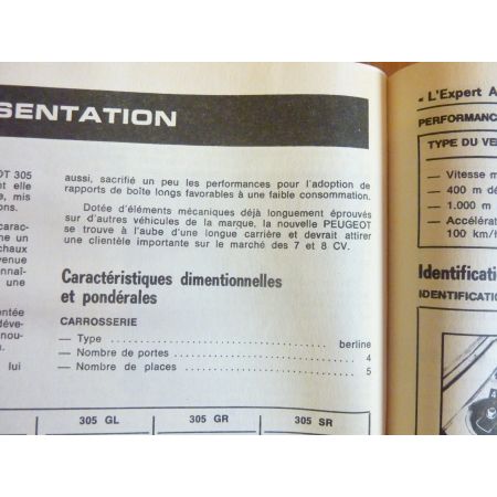 305 -80 Revue Technique Peugeot