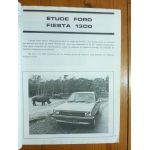 Fiesta 1300 Revue Technique FORD