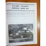 1510 SX Revue Technique tALBOT