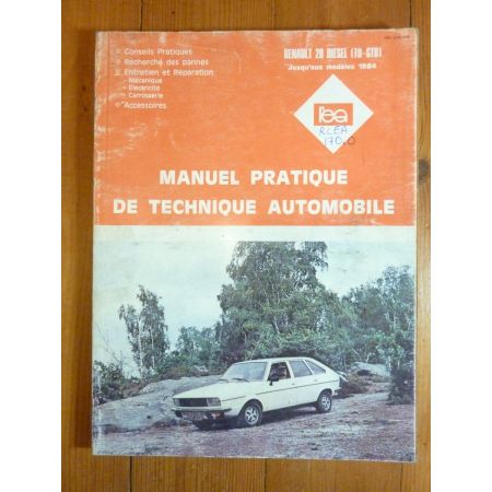 R20 TD GTD -84 Revue Technique RENAULT