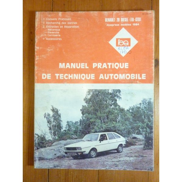 R20 TD GTD -84 Revue Technique RENAULT