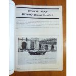 Ritmo D -82 Revue Technique FIAT