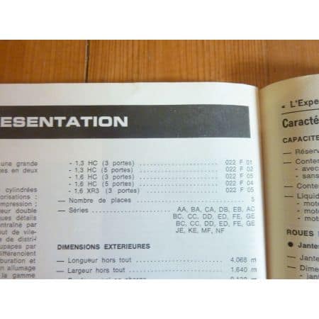 Escort 81 Revue Technique FORD