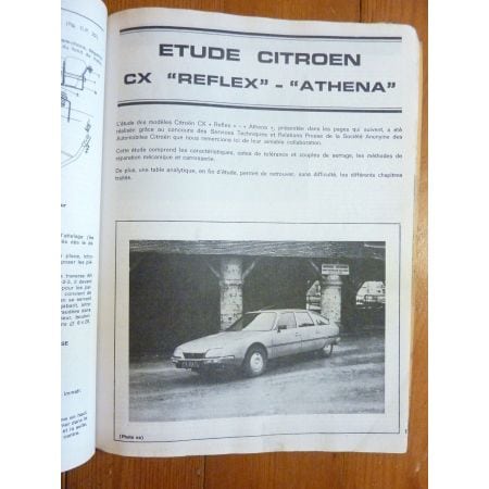 CX -84 Revue Technique CITROEN