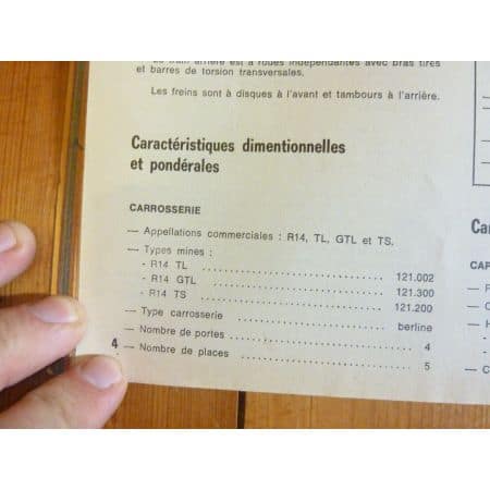 R14 82 Revue Technique RENAULT