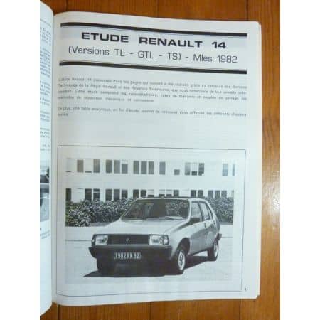 R14 Ess Revue Technique RENAULT