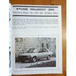 305 Ess 82 Revue Technique Peugeot