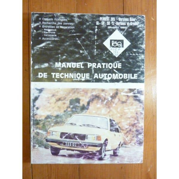 305 Ess 82 Revue Technique Peugeot