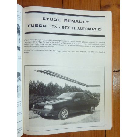 Fuego TX Revue Technique RENAULT